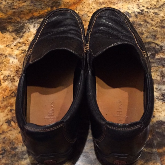 Cole Haan black wide extremely cushioned loafers main image 7